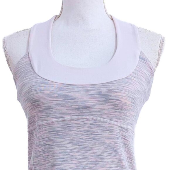 Lululemon Scoop Neck Tank Pink Mist Space Dye - Picture 5 of 8